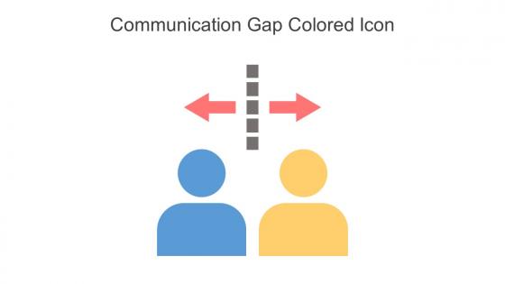 Communication Gap Colored Icon In Powerpoint Pptx Png And Editable Eps Format