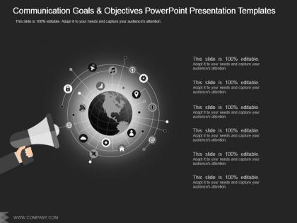 Communication goals and objectives powerpoint presentation templates