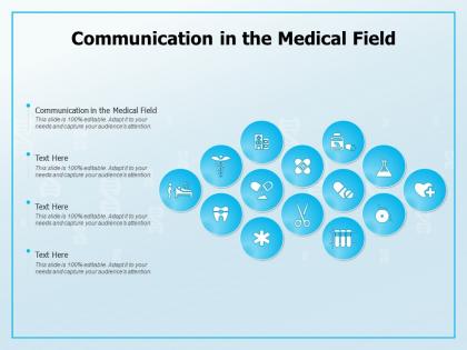 Communication in the medical field ppt powerpoint presentation styles slides