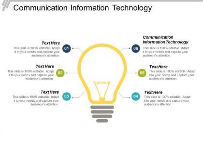 Communication information technology ppt powerpoint presentation infographic template ideas cpb