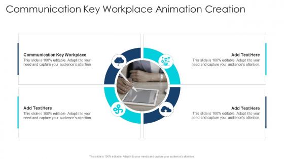 Communication Key Workplace Animation Creation In Powerpoint And Google Slides Cpb