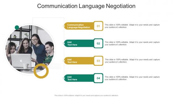 Communication Language Negotiation In Powerpoint And Google Slides Cpb