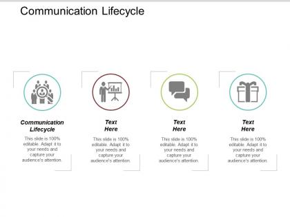 Communication lifecycle ppt powerpoint presentation professional graphic images cpb