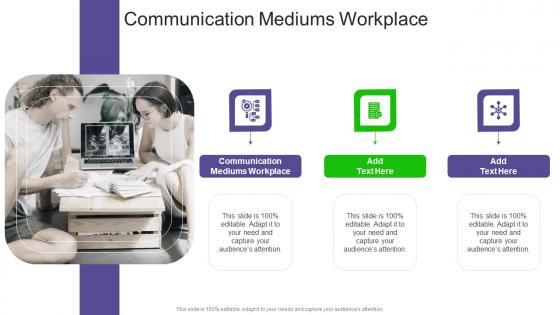 Communication Mediums Workplace In Powerpoint And Google Slides Cpb