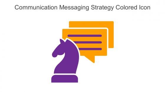 Communication Messaging Strategy Colored Icon In Powerpoint Pptx Png And Editable Eps Format