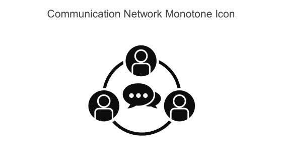 Communication Network Monotone Icon In Powerpoint Pptx Png And Editable Eps Format