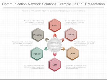 Communication network solutions example of ppt presentation