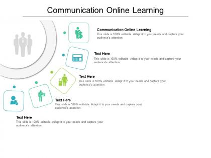 Communication online learning ppt powerpoint presentation model graphic tips cpb
