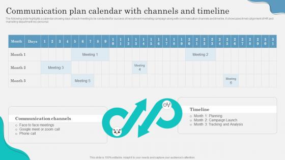 Communication Plan Calendar With Marketing Strategy To Attract Strategy SS V