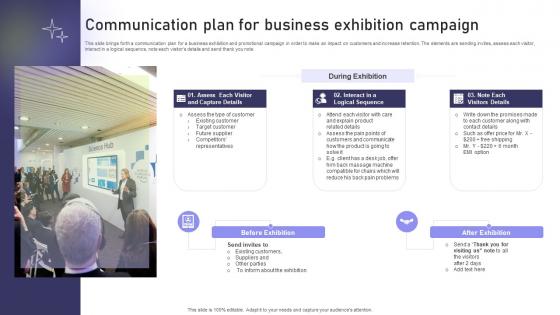 Communication Plan For Business Exhibition Campaign