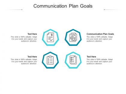 Communication plan goals ppt powerpoint presentation gallery clipart images cpb