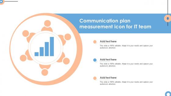 Communication Plan Measurement Icon For IT Team
