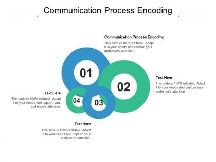 Communication process encoding ppt powerpoint presentation portfolio graphics template cpb