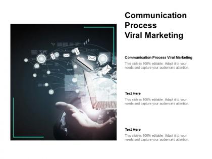 Communication process viral marketing ppt powerpoint presentation rules cpb
