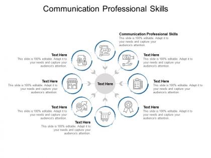 Communication professional skills ppt powerpoint presentation summary cpb
