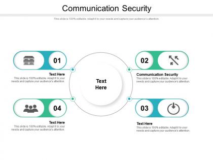 Communication security ppt powerpoint presentation icon slide cpb