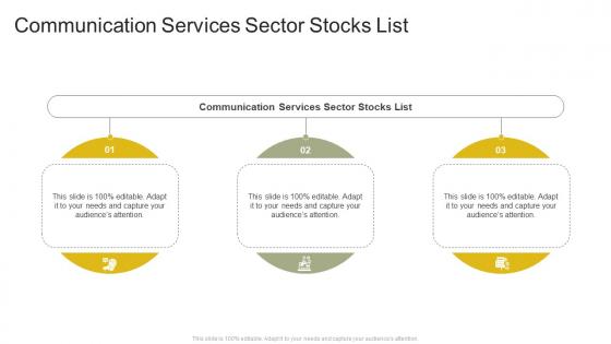 Communication Services Sector Stocks List In Powerpoint And Google Slides Cpb