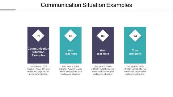 Communication situation examples ppt powerpoint presentation pictures themes cpb