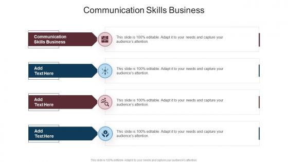 Communication Skills Business In Powerpoint And Google Slides Cpb