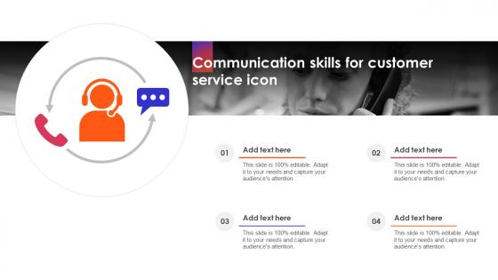 Communication Skills For Customer Service Icon