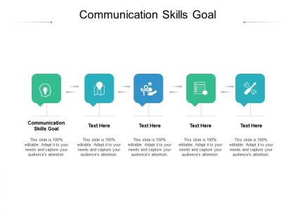 Communication skills goal ppt powerpoint presentation professional elements cpb