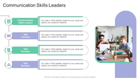 Communication Skills Leaders In Powerpoint And Google Slides Cpb