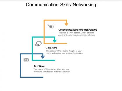 Communication skills networking ppt powerpoint presentation icon slides cpb