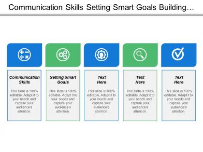 Communication skills setting smart goals confidence building value feedback