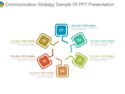 Communication strategy sample of ppt presentation