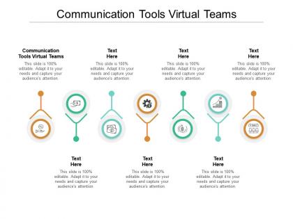 Communication tools virtual teams ppt powerpoint presentation icon clipart cpb