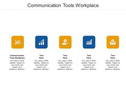 Communication tools workplace ppt powerpoint presentation inspiration cpb
