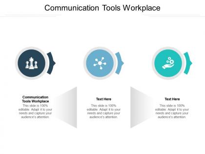 Communication tools workplace ppt powerpoint presentation pictures shapes cpb