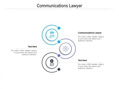 Communications lawyer ppt powerpoint presentation images cpb