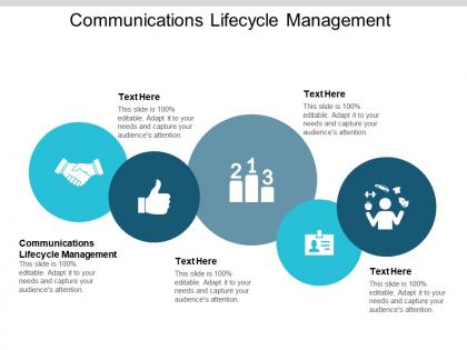 Communications lifecycle management ppt powerpoint presentation icon templates cpb