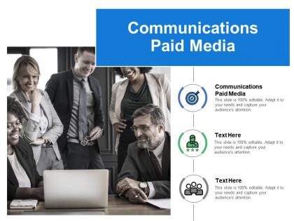 Communications paid media ppt powerpoint presentation file slide portrait cpb