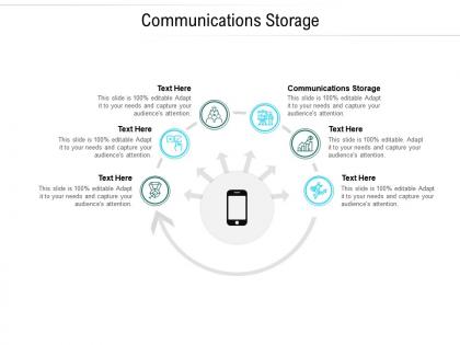 Communications storage ppt powerpoint presentation show sample cpb