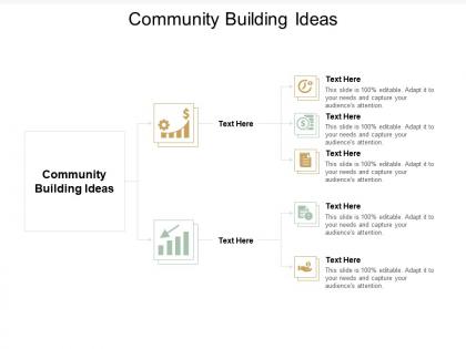 Community building ideas ppt powerpoint presentation slides templates cpb