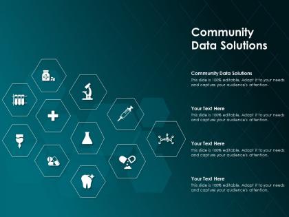 Community data solutions ppt powerpoint presentation model file formats