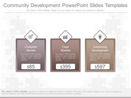 Community development powerpoint slides templates