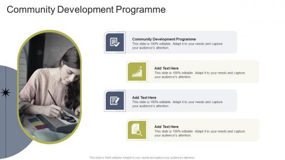 Community Development Programme In Powerpoint And Google Slides Cpb