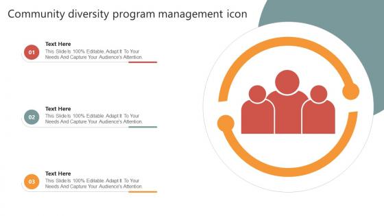 Community Diversity Program Management Icon