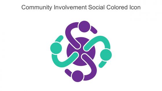 Community Involvement Social Colored Icon In Powerpoint Pptx Png And Editable Eps Format