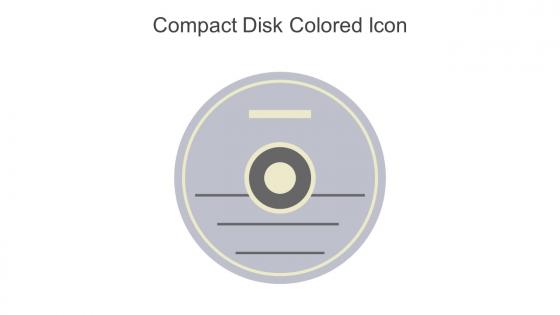 Compact Disk Colored Icon In Powerpoint Pptx Png And Editable Eps Format