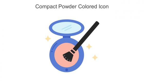 Compact Powder Colored Icon In Powerpoint Pptx Png And Editable Eps Format