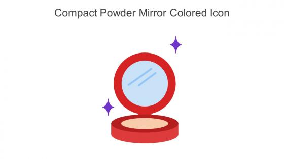 Compact Powder Mirror Colored Icon In Powerpoint Pptx Png And Editable Eps Format