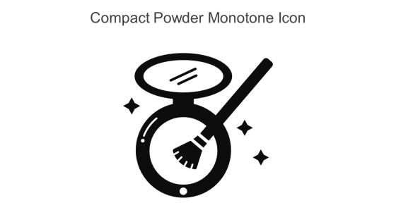 Compact Powder Monotone Icon In Powerpoint Pptx Png And Editable Eps Format
