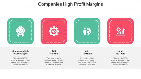 Companies High Profit Margins In Powerpoint And Google Slides Cpb