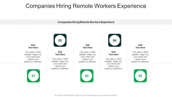 Companies Hiring Remote Workers Experience In Powerpoint And Google Slides Cpb