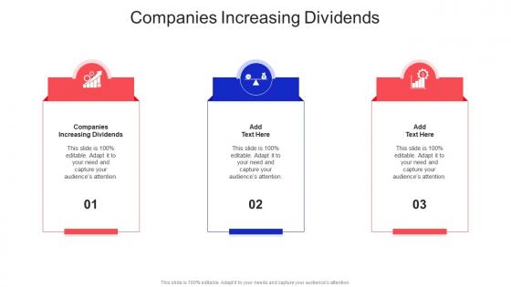 Companies Increasing Dividends In Powerpoint And Google Slides Cpb