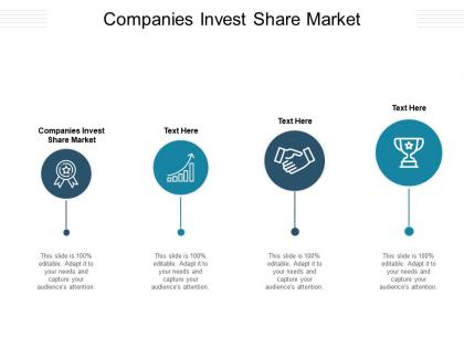 Companies invest share market ppt powerpoint presentation outline cpb